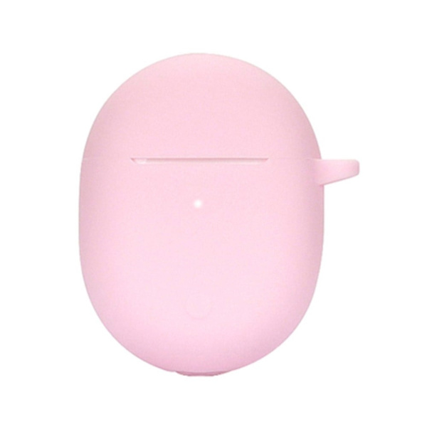 Xiaomi Redmi Buds 4 silikonfodral med spänne - Rosa Rosa