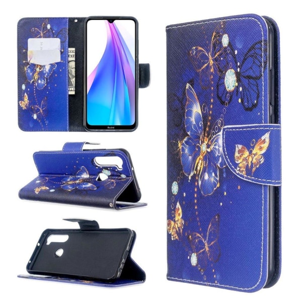 Wonderland Xiaomi Redmi Note 8T etui – Krystal Sommerfugl Multicolor