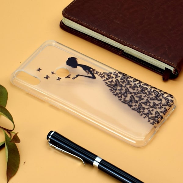 Deco ASUS ZenFone Max Pro (M2) case - Butterfly Jente Black