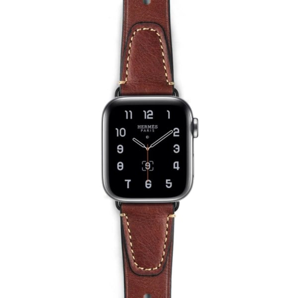 Apple Watch (41mm) retro urrem i ægte okselæder - Rødvin Red