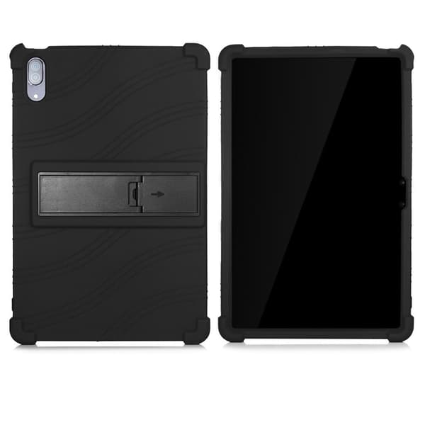 Lenovo Tab P11 Pro uttrekkbart silikonetui med kickstand - Svart Black