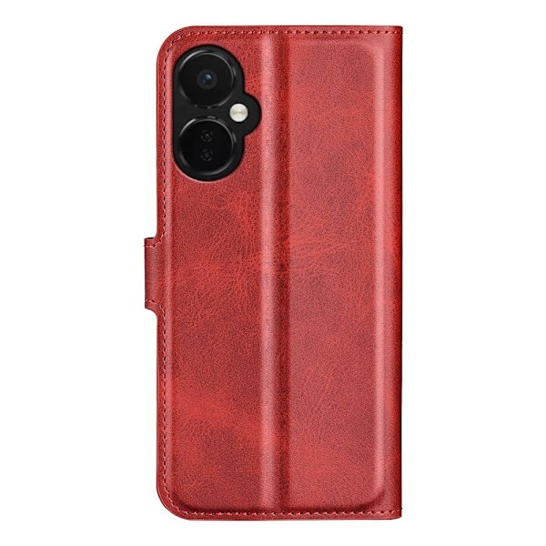 Lompakko Nahkakotelo For OnePlus Nord CE 3 - Punainen Red