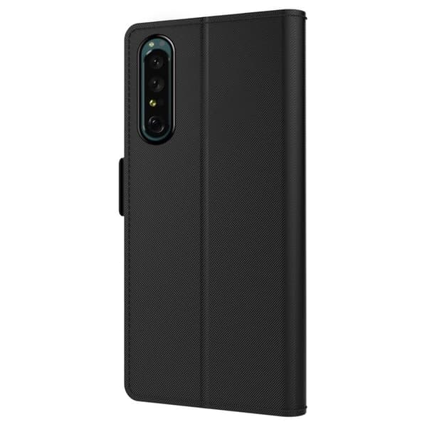 Phone Etui med Make-up Mirror og Slick Design til Sony Xperia 1 Iv - Svart Black