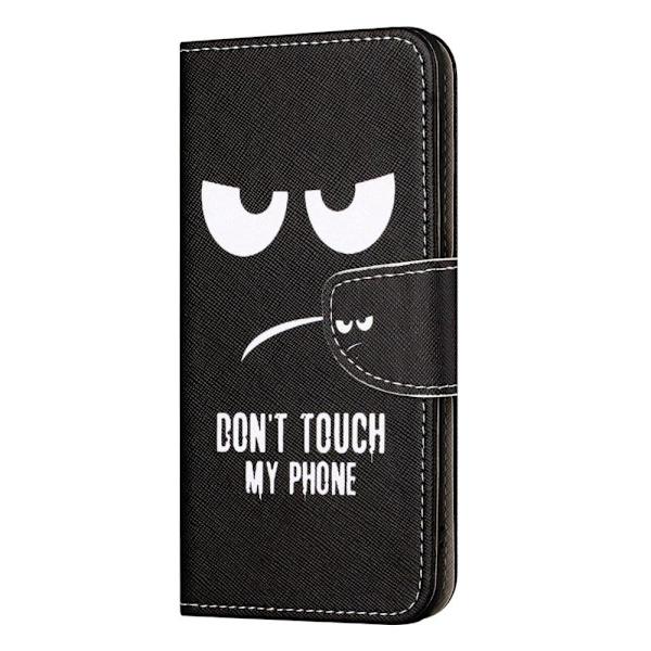 Wonderland Motorola Moto E22i / E22 Flip Etui - Don't Touch My Phone Black