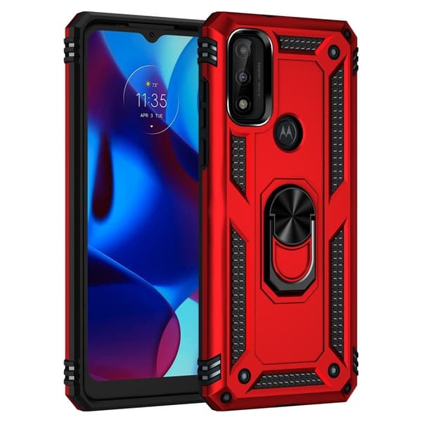 Bofink Combat Motorola G Pure Suojakotelo - Punainen Red