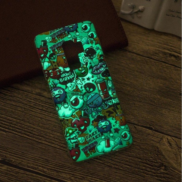 Samsung Galaxy S9 Plus mønstret IMD blød TPU etui - Sundry Mønsters Multicolor