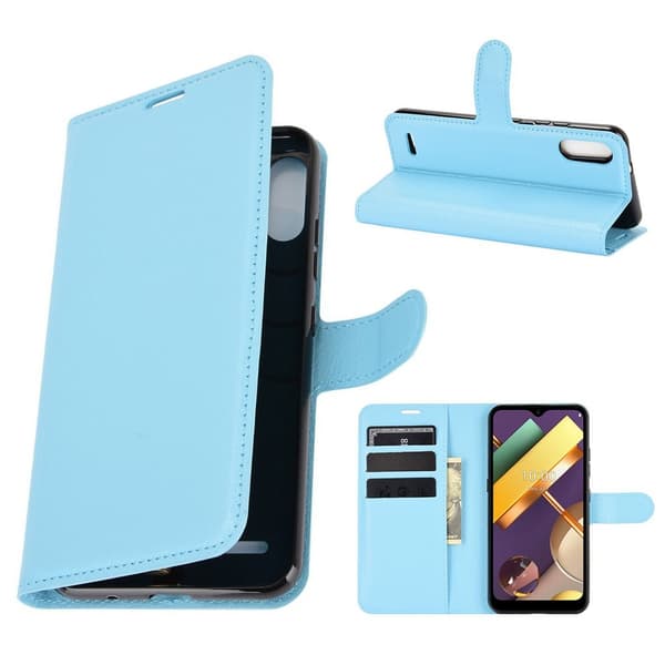 Classic LG K22 flip etui - babyblå Blue