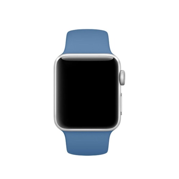 Apple Watch Series 4 44mm silicone watch band - Cowboy Blue Blue