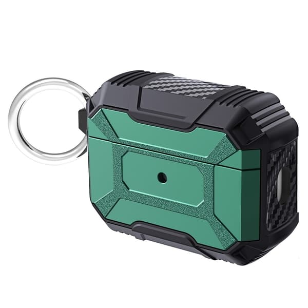 AirPods Pro 2-fodral med karbinhake - Grön Grön