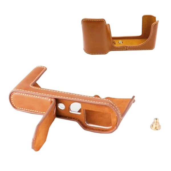 Leica T (Typ 701) lædercover med batteriåbning - Brun Brown