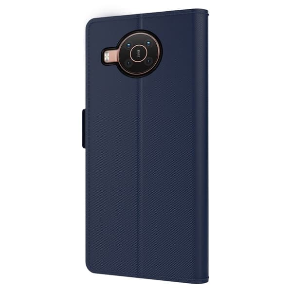 Phone Suojakotelo With Make-up Mirror And Slick Design For Nokia X20 - Sininen Blue
