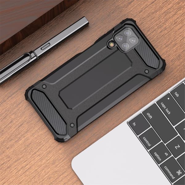 Armour Guard Samsung Galaxy A22 4G skal - Silver/Grå Silvergrå