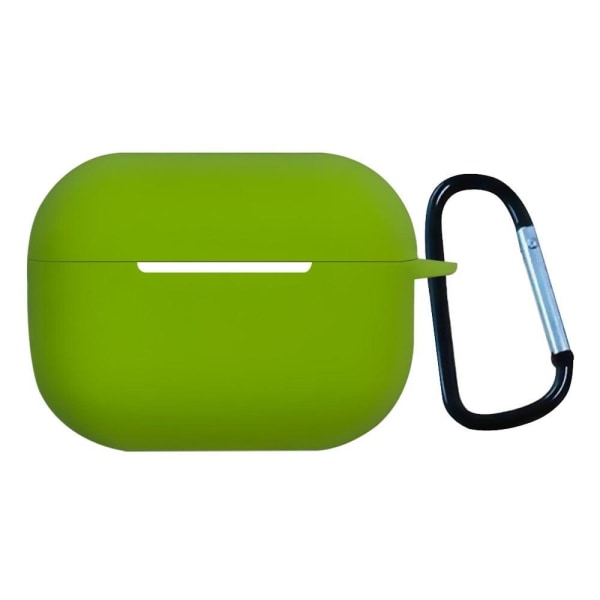 1.3mm AirPods Pro 2 silicone case with buckle - Matcha Green Grön