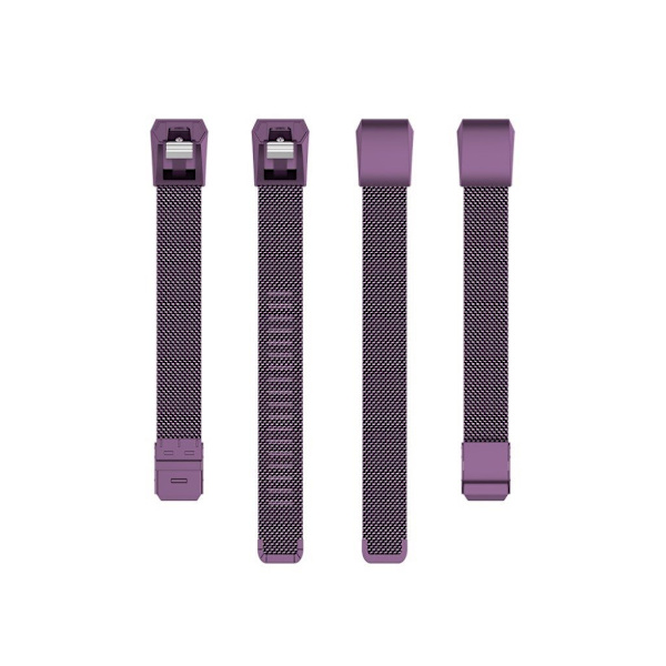 Fitbit Ace / Alta urrem i rustfrit stål - Mørklilla Purple