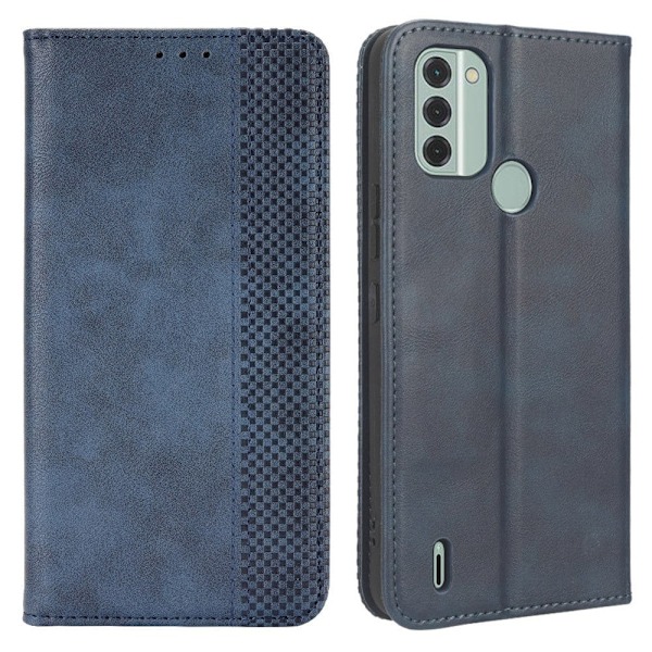 Bofink Vintage Nokia C31 Læder Etui - Blå Blue