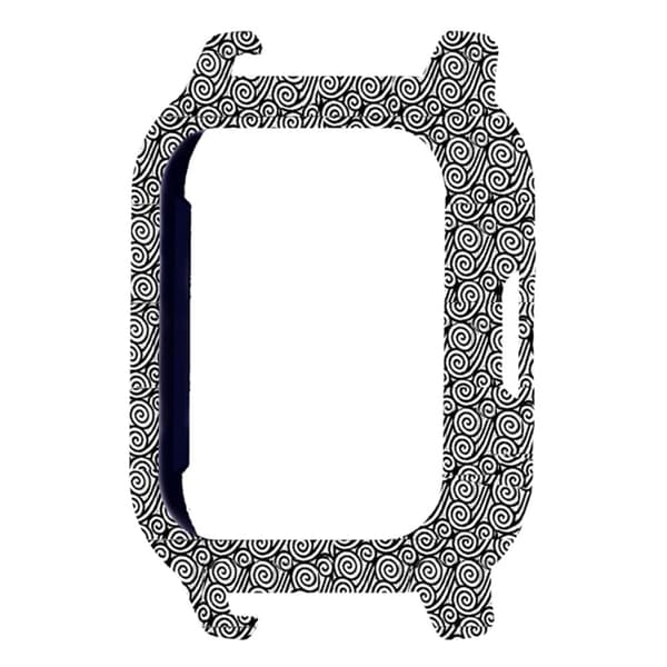 Haylou Solar LS02 Watch Skyddsfodral Mönster Tryckt Slim-Fit Frame Cover - Moln Silvergrå