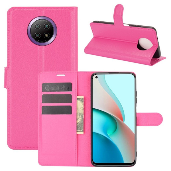 Classic Xiaomi Redmi Note 9T / Note 9 5g Flippetui - Rose Pink