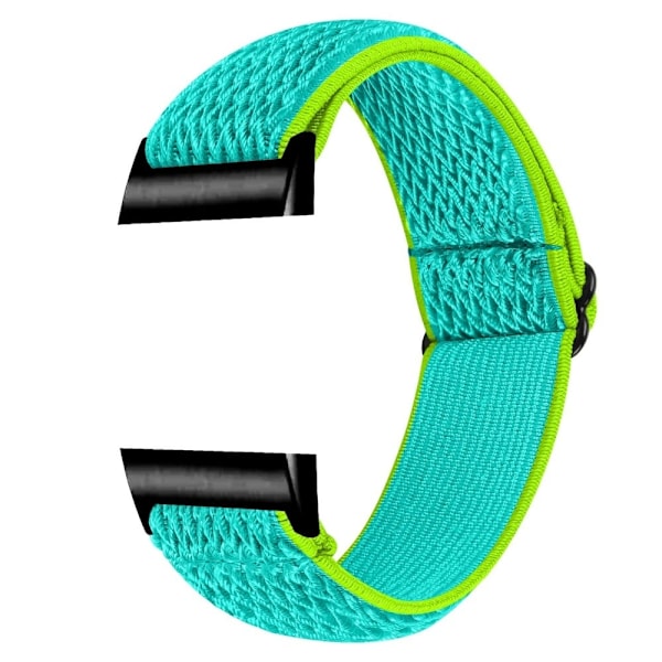 Fitbit Charge 4 / 3 joustava nailonhihna - Kellanvihreä Green