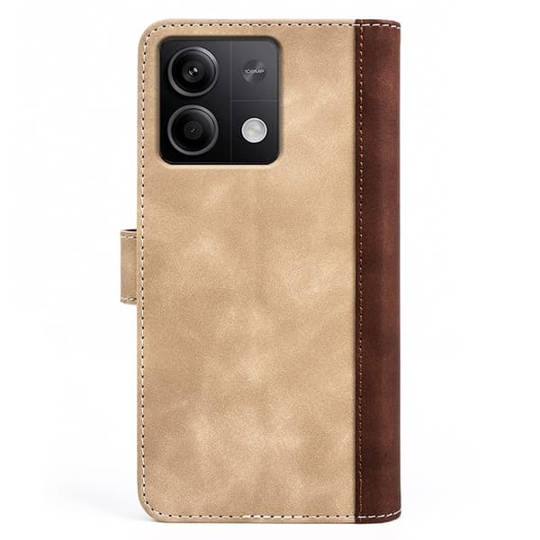 Tofarget lærdeksel for Xiaomi Redmi Note 13 5G  - Gul Yellow