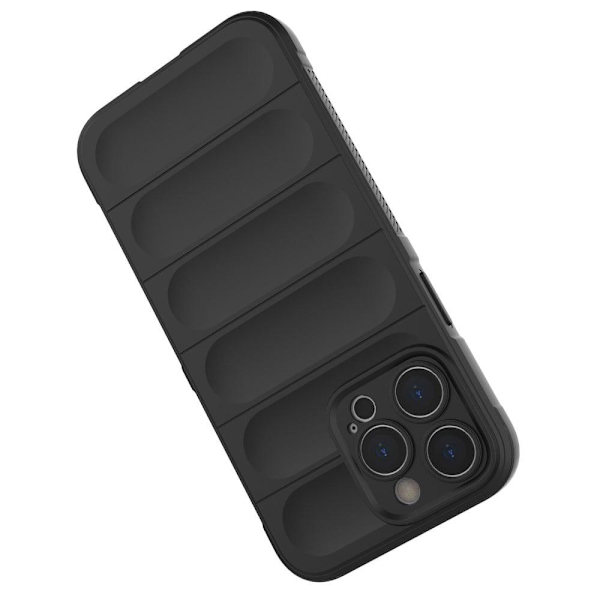 Mjukt greppformat iPhone 14 Pro skal - Lila Lila