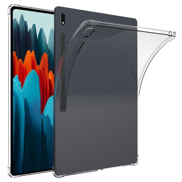 Samsung Galaxy Tab S8 Ultra krystallklart TPU-deksel Transparent