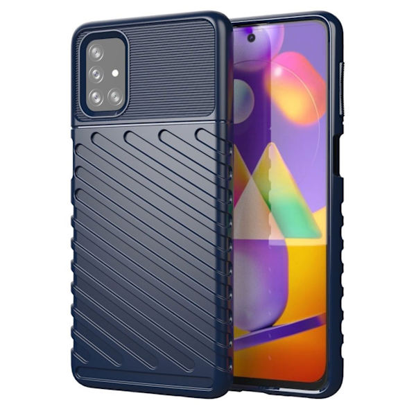Thunder Samsung Galaxy M31s Etui - Blå Blue
