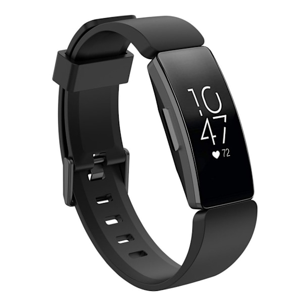Fitbit Inspire / Inspire HR silikoneurrem - størrelse: L / sort Black