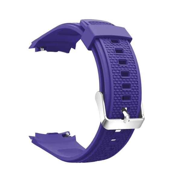 Huawei Watch 2 erstatnings urrem i tekstureret silikone  - Lilla Purple