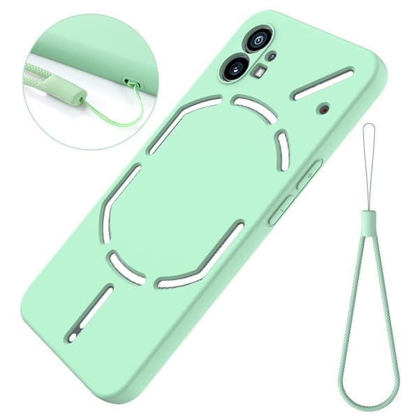Matte Liquid silikone cover til Nothing Phone (1) - Grøn Green