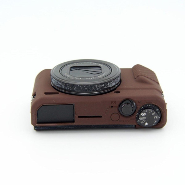 Canon PowerShot G7X MarkII blød silikone beskyttende etui - Kaffe Brown