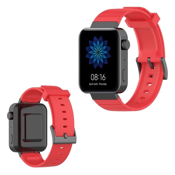 Xiaomi Mi Watch coolt klockarmband i silikon - Röd Röd