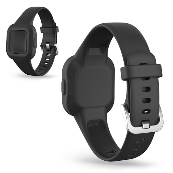 Garmin Vivofit Jr 3 silikoninen ranneke - Musta Black