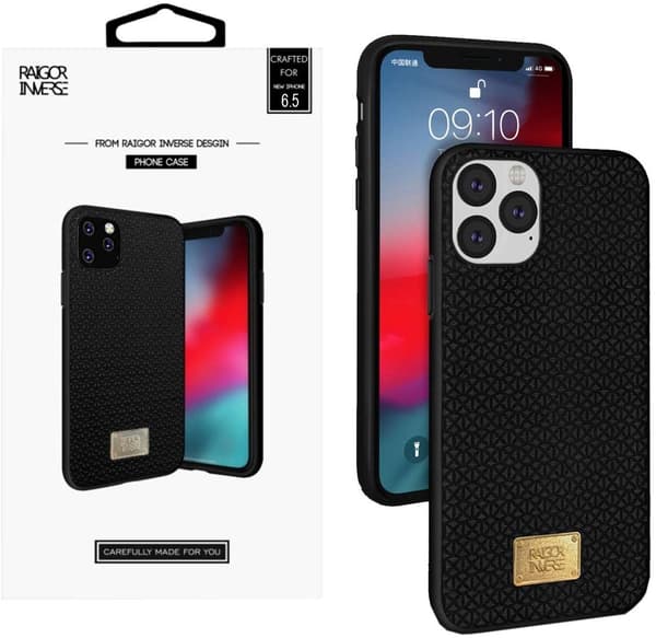 Raigor Inverse PARKER -suojus iPhone 11 Pro:lle - Musta Black