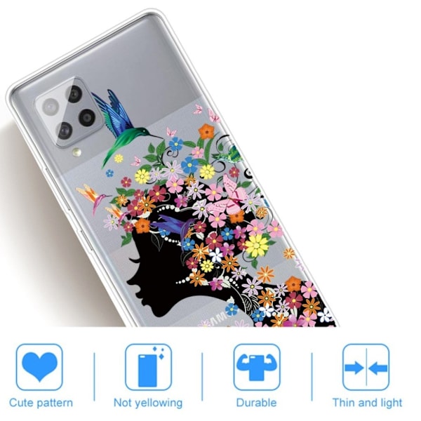Deco Samsung Galaxy A42 5G etui - skønhed Multicolor