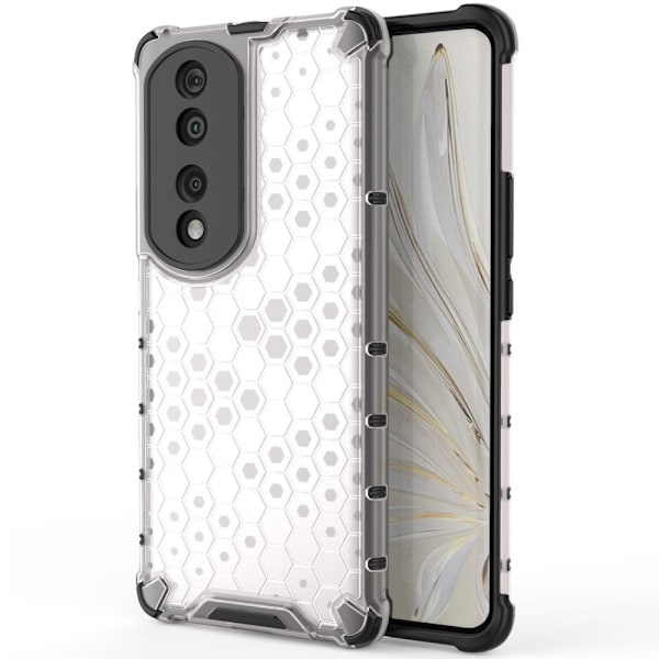 Bofink Honeycomb Honor 70 Pro Plus kotelot - Harmaa Silver grey