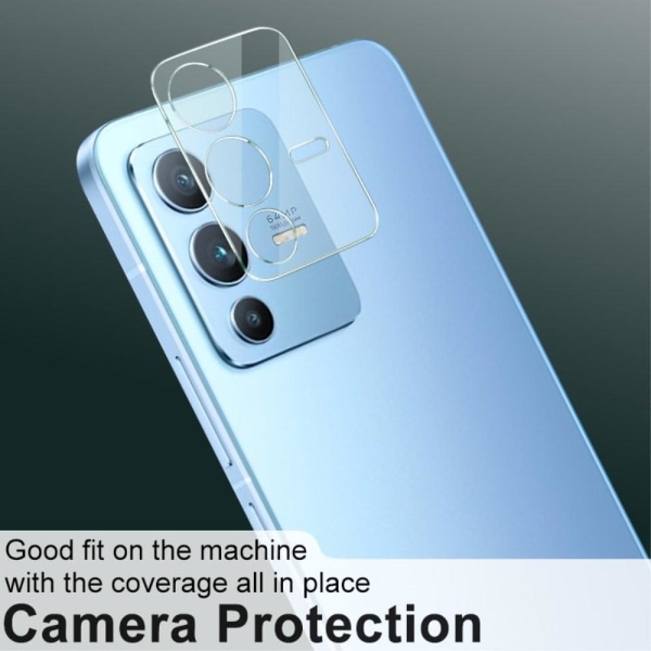 IMAK Vivo V23 5G / V23 Pro tempered glass camera lens protector Transparent