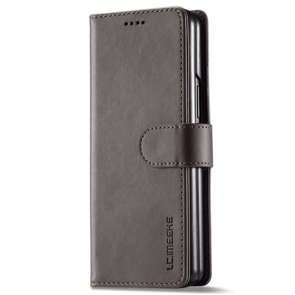 LC.IMEEKE Samsung Galaxy Z Fold4 Flippetui - Mørkebrun Brown