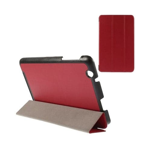 Gaarder Acer Iconia One 8 B1-820 / B1-810 Nahkakotelo - Punainen Red