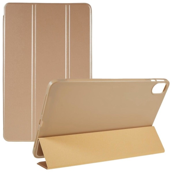 Tri-fold Leather Stand Case for Honor Pad 8 - Gold Gold