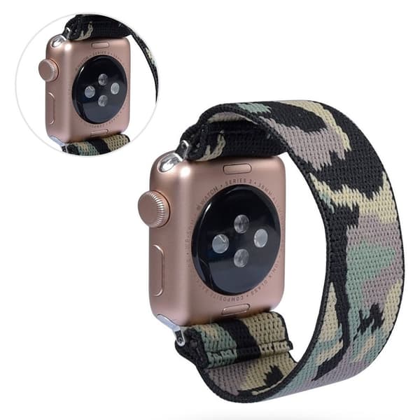 Apple Watch Series 5 / 4 44mm nylon-urrem - Mosaik Multicolor