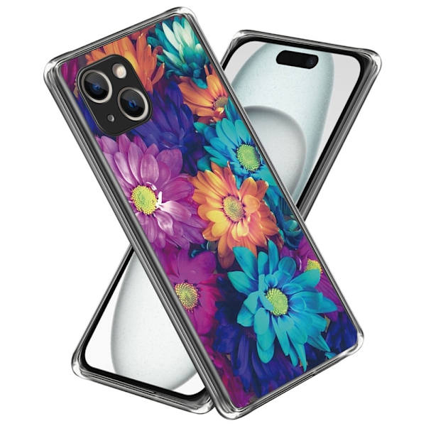 Deco iPhone 15 kotelot - Krysanteemi Multicolor