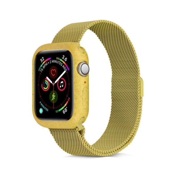 Apple Watch Series 3/2/1 42mm simple hållbar fodral - gul Gul