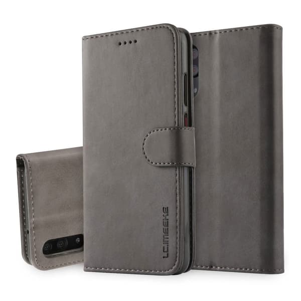 LC.IMEEKE Huawei P20 Pro nahkainen suojakotelo - Harmaa Silver grey