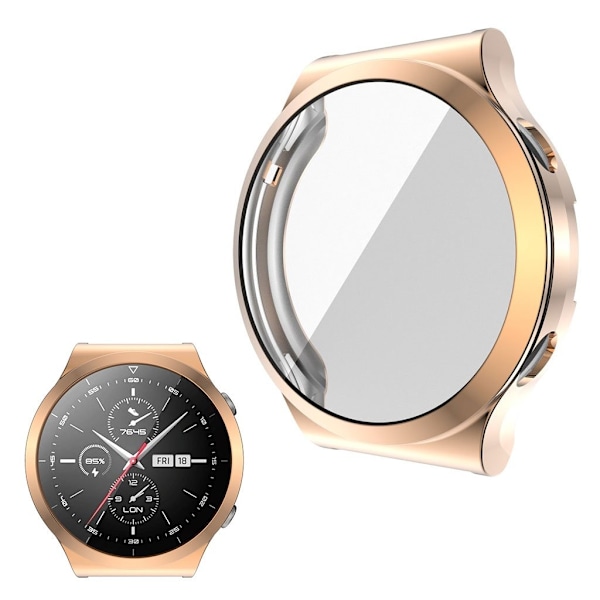 Huawei Watch GT 2 Pro glasad ram - Roséguld Rosa