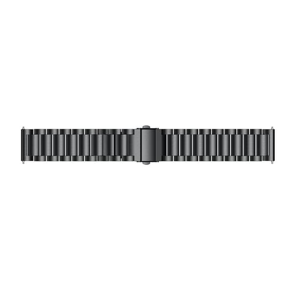Amazfit GTS hållbart klockarmband i rostfritt stål - Svart Svart