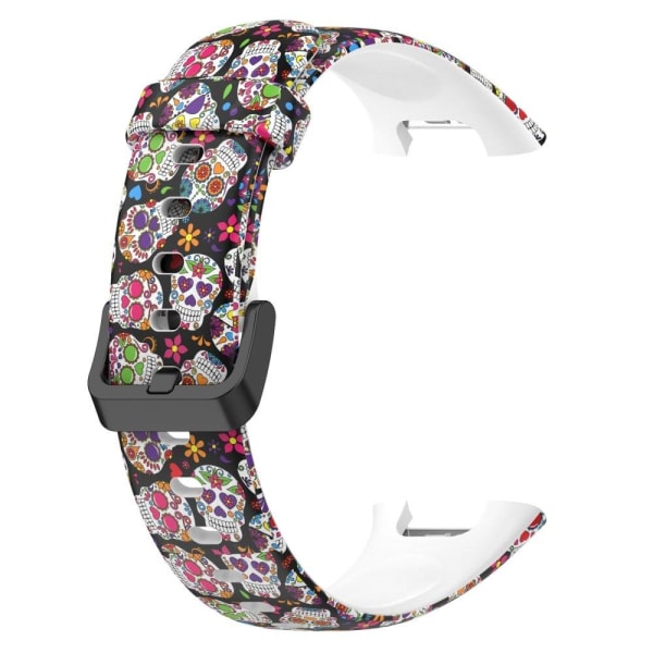 Xiaomi Mi Band 7 Pro cool pattern silicone watch strap - Color H multifärg