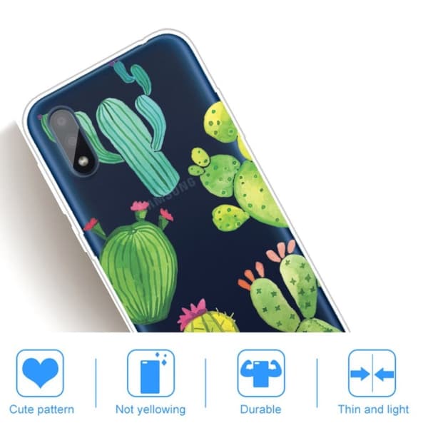 Deco Samsung Galaxy A01 skal - Kaktus Grön
