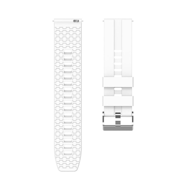 22mm Huawei Watch GT silikoninen kellonauha - Valkoinen White