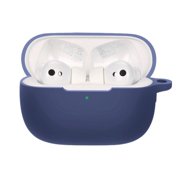 Honor Earbuds 3 Pro silicone case with buckle - Dark Blue Blå