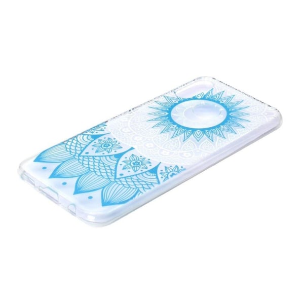 Huawei P Smart Plus kuviollinen silikooni muovinen takasuoja kuo Blue